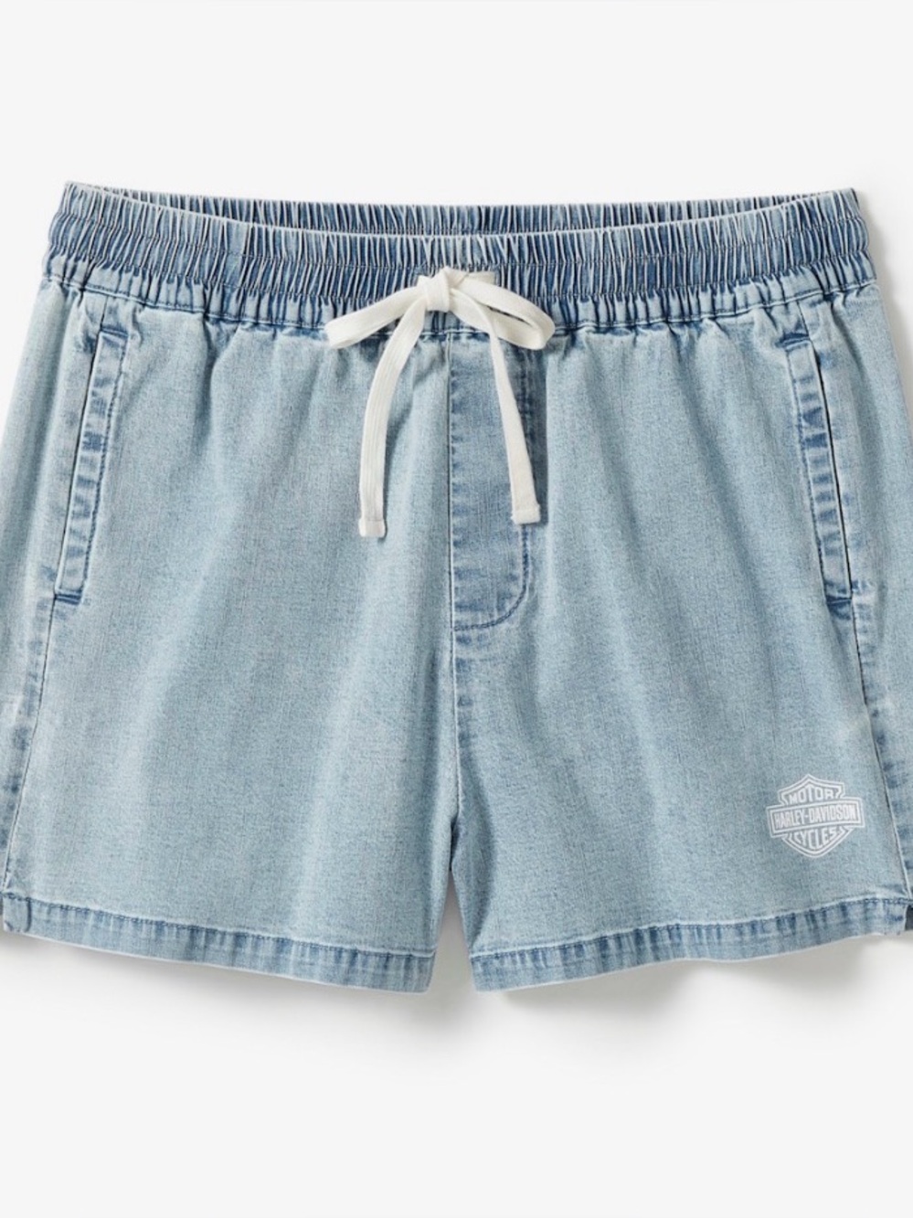 Harley Davidson-DENIM SHORTS - 2x-WASHED LIGHT
INDIGO DENIM